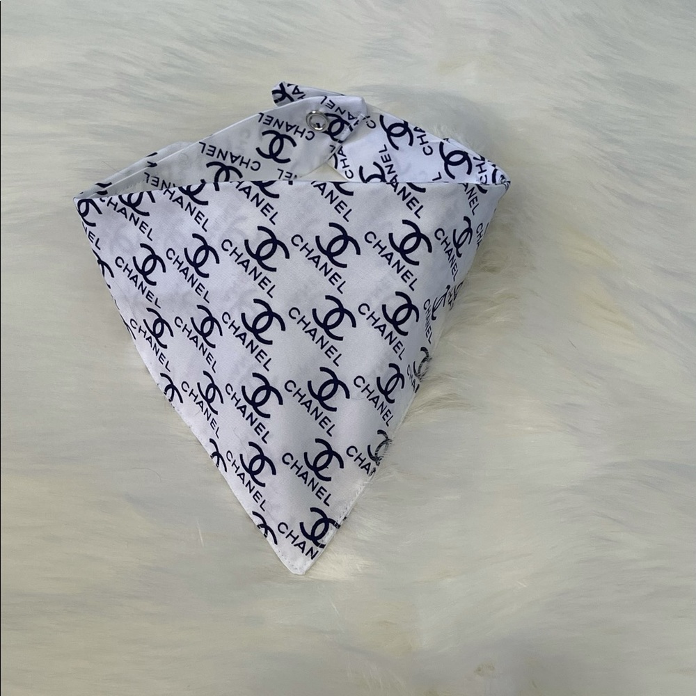 Chanel dog bandana.